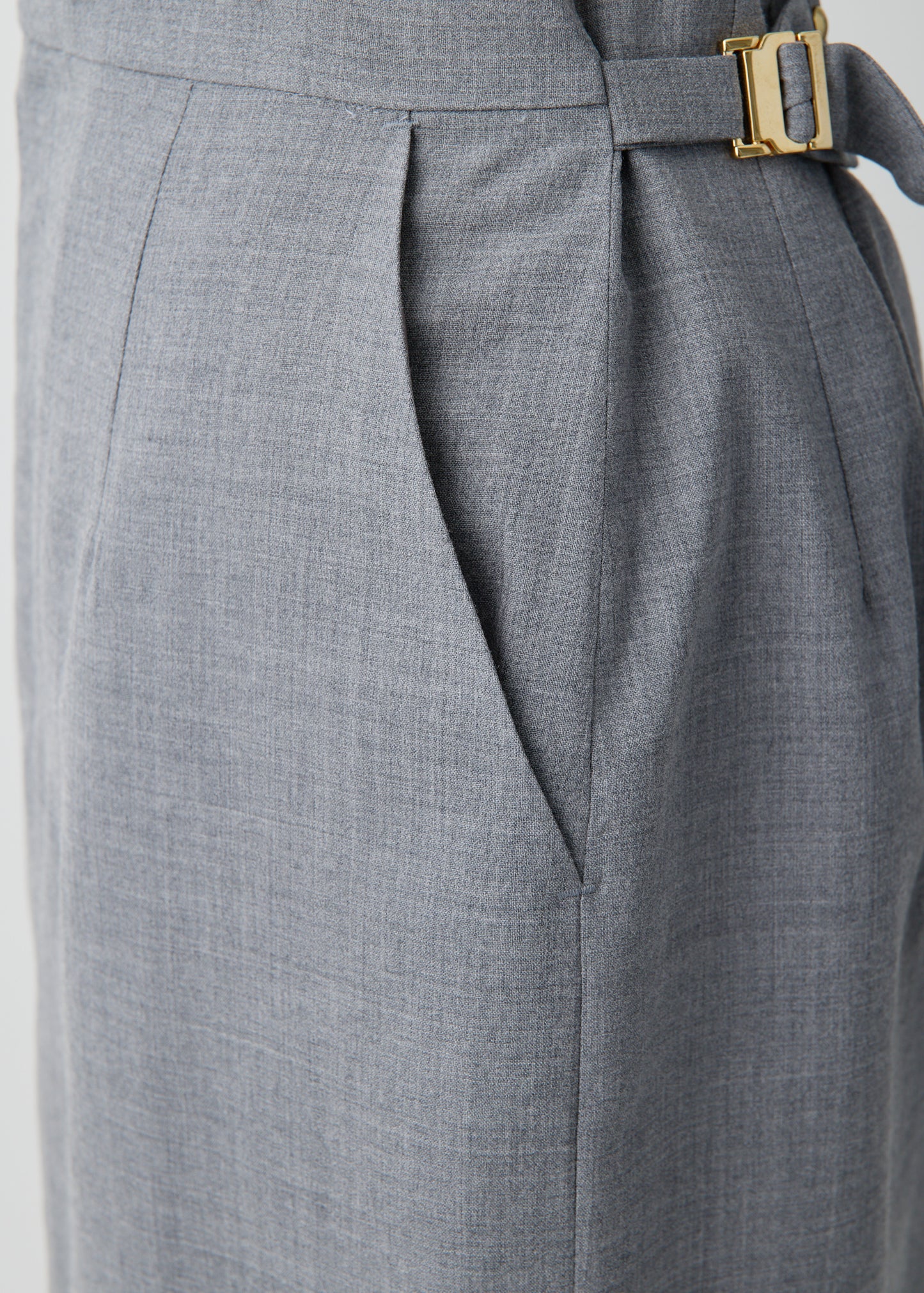 受注 2/80 Wool/skirt H-gray【F015-07006】