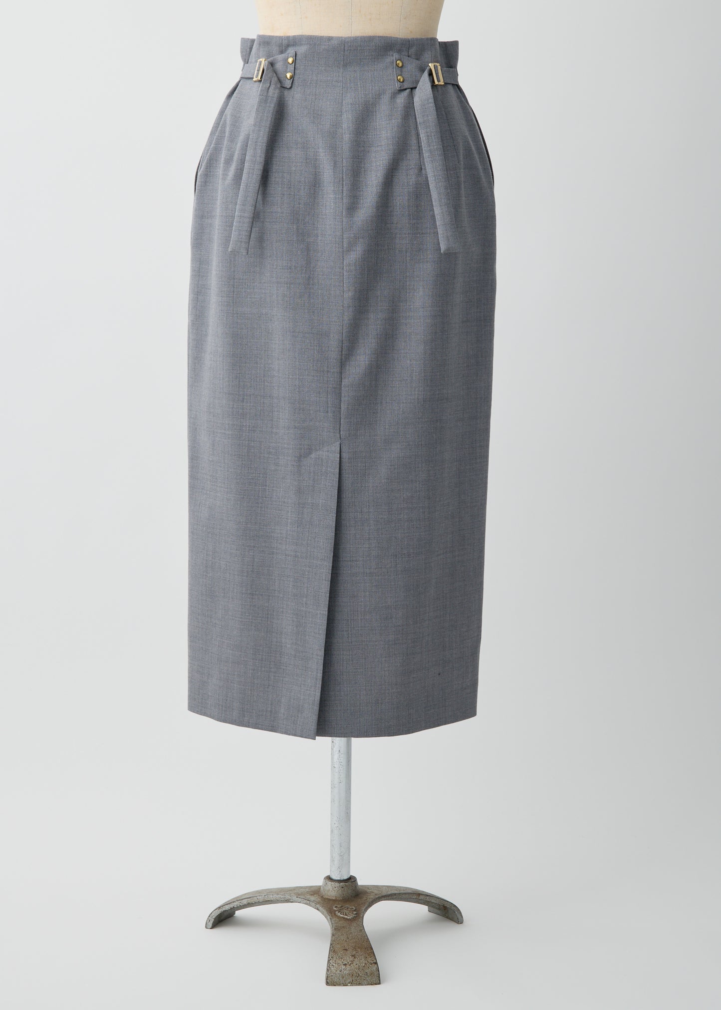 受注 2/80 Wool/skirt H-gray【F015-07006】