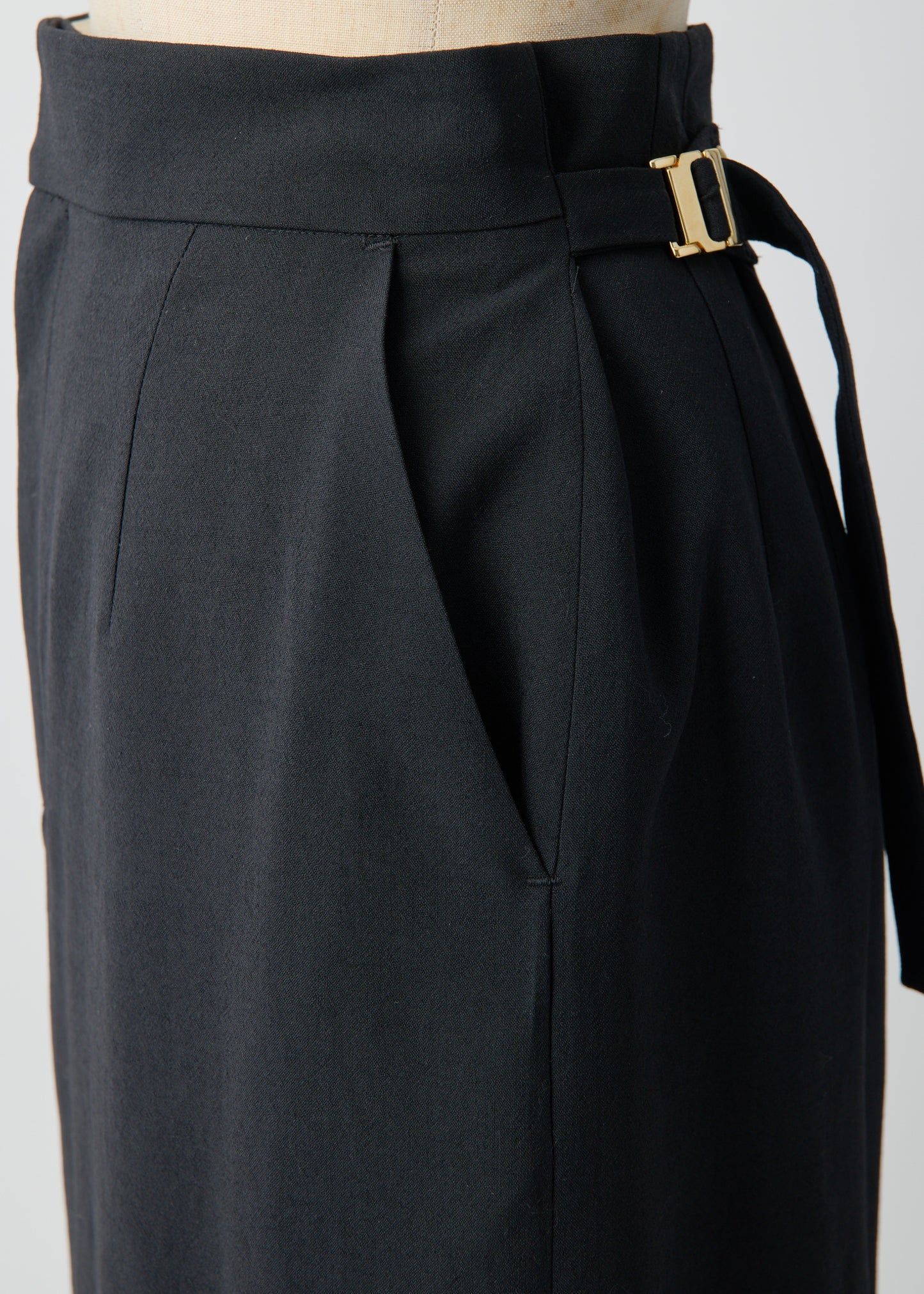 受注 2/80 Wool/skirt black【F015-07006】
