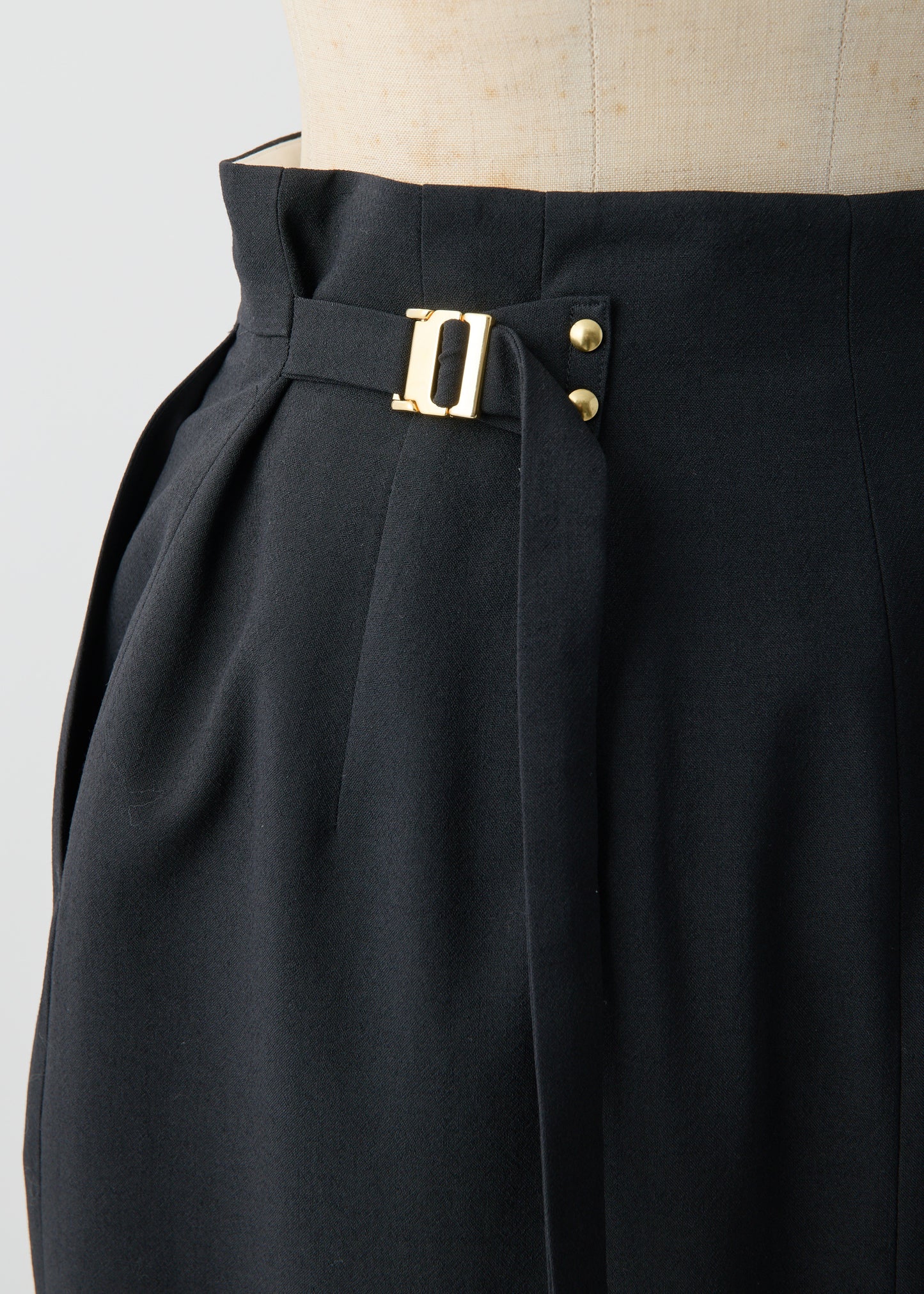 受注 2/80 Wool/skirt black【F015-07006】