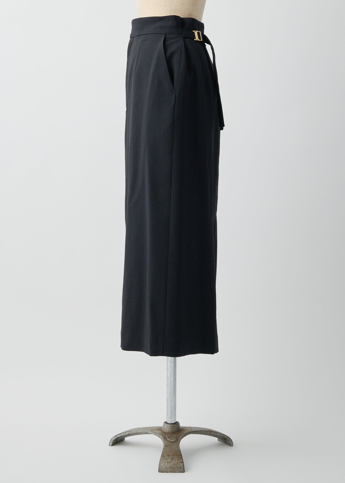 受注 2/80 Wool/skirt black【F015-07006】