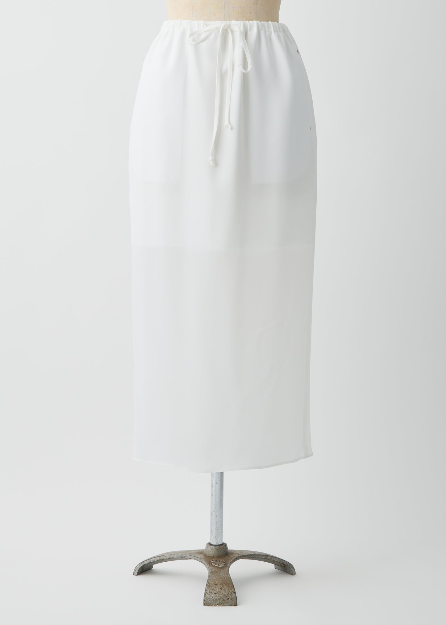 受注 Stretch Twill/skirt white【F015-07015】