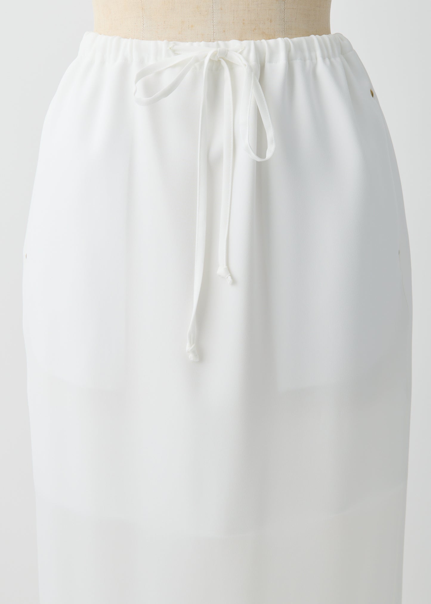 受注 Stretch Twill/skirt white【F015-07015】