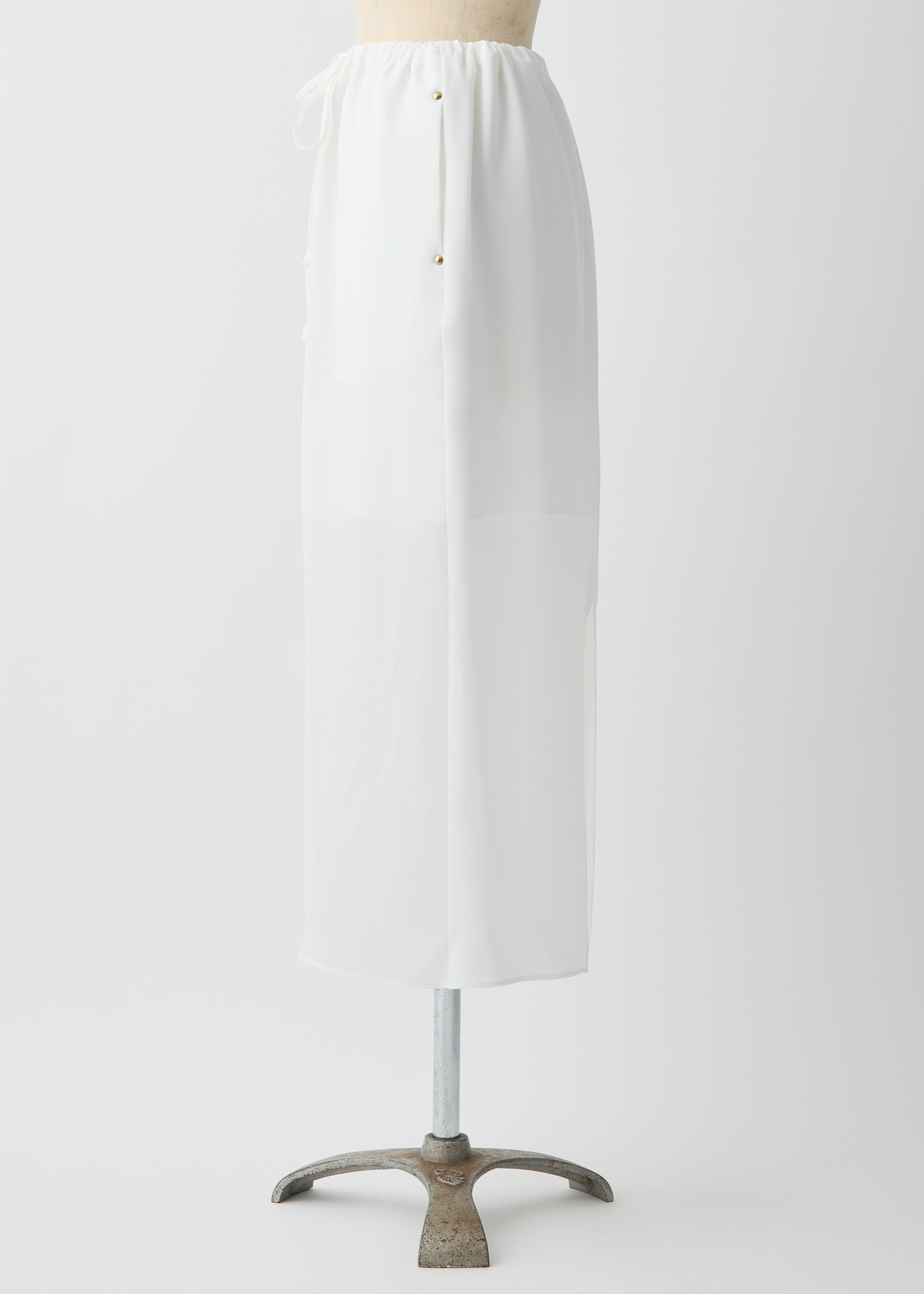 受注 Stretch Twill/skirt white【F015-07015】