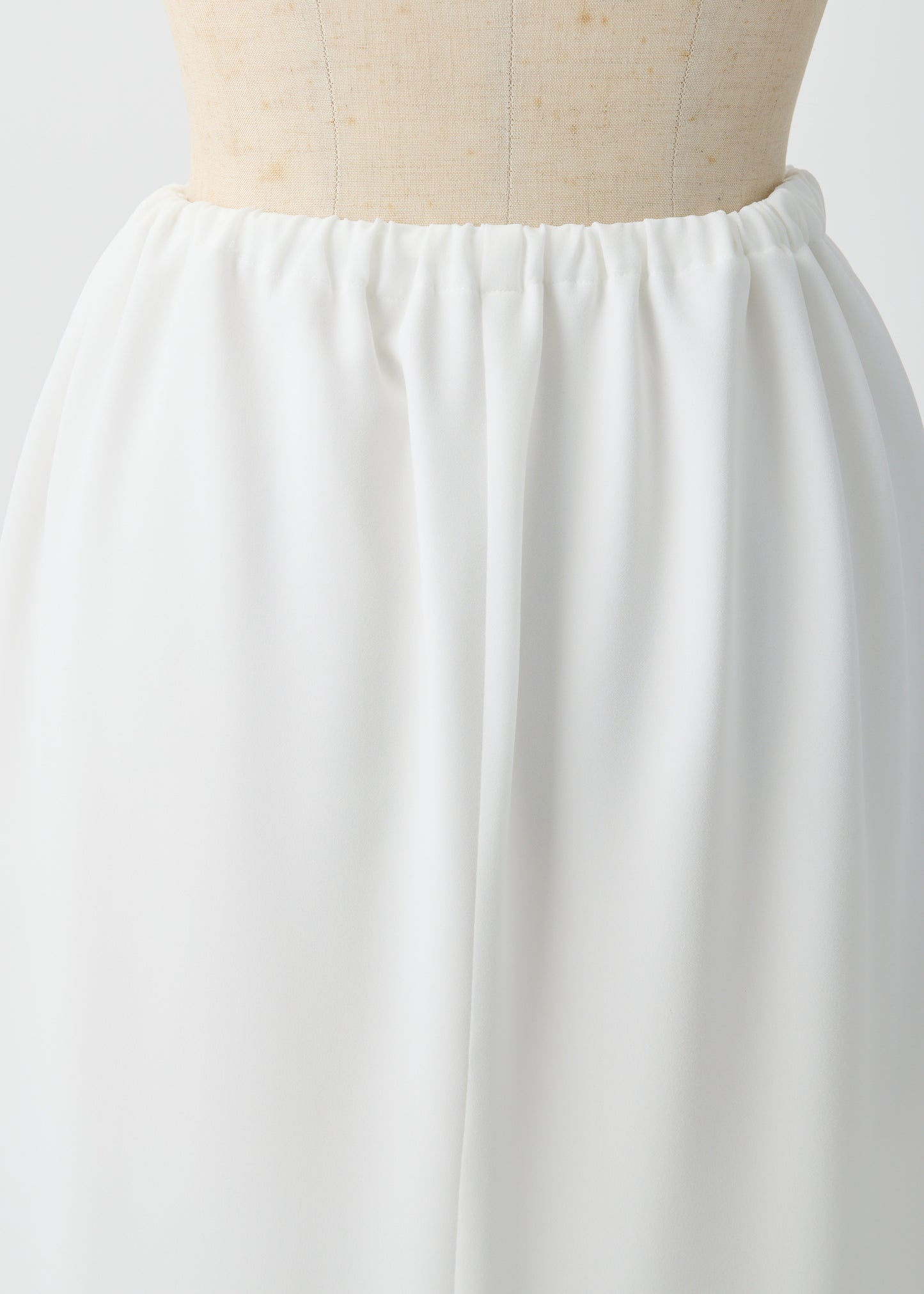 受注 Stretch Twill/skirt white【F015-07015】