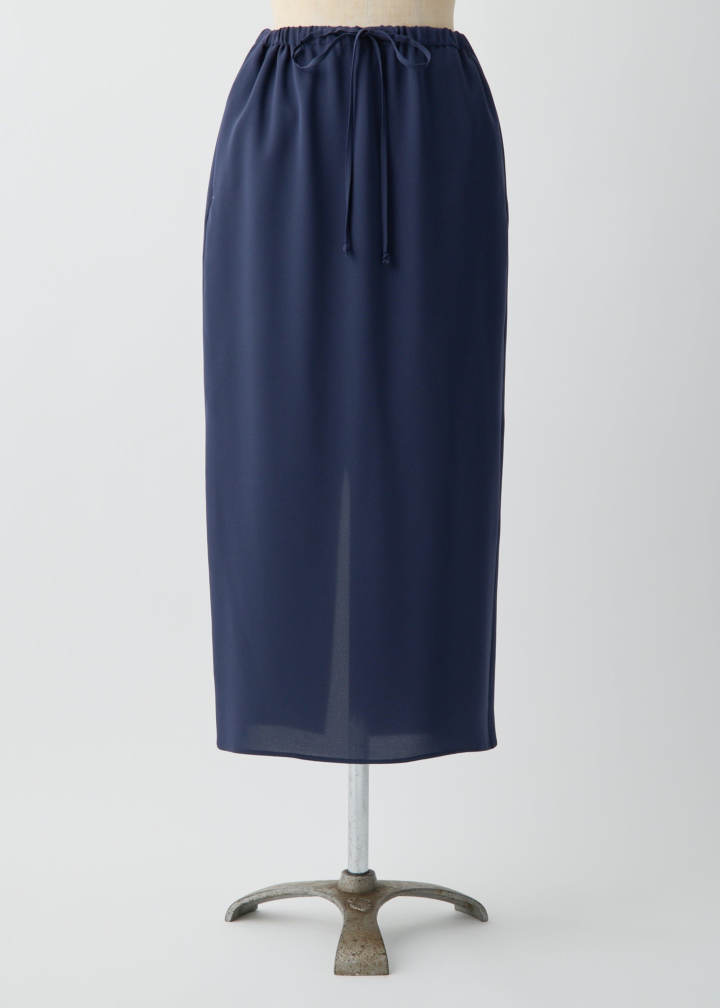 受注 Stretch Twill/skirt navy・black【F015-07015】