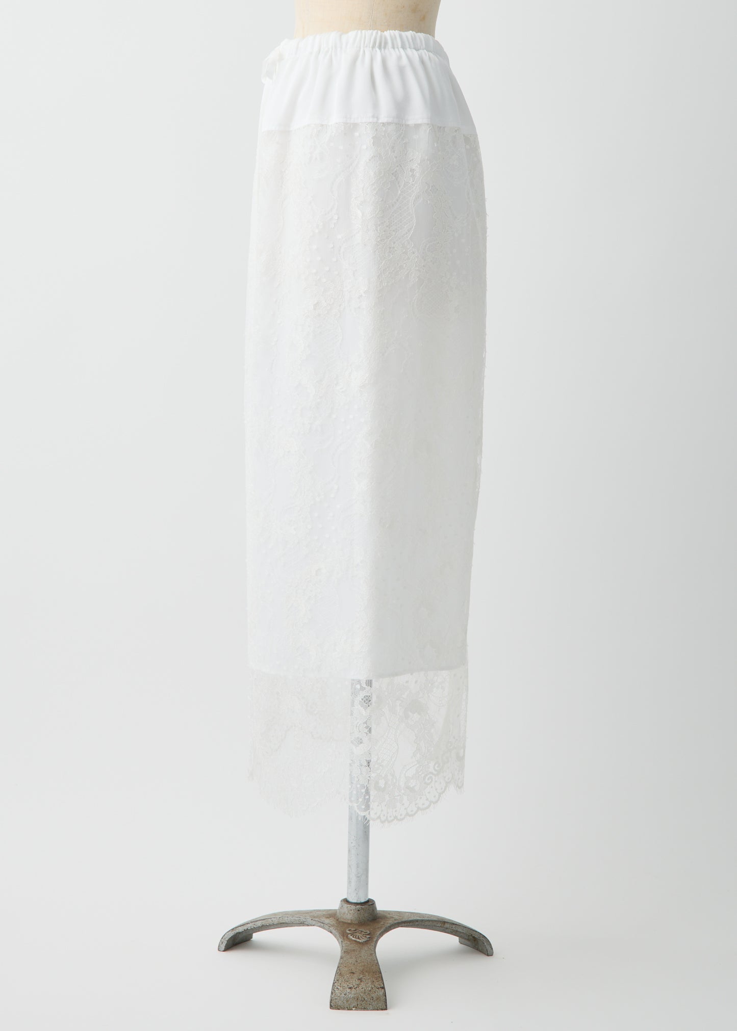 受注 Lace/skirt white【F015-07016】