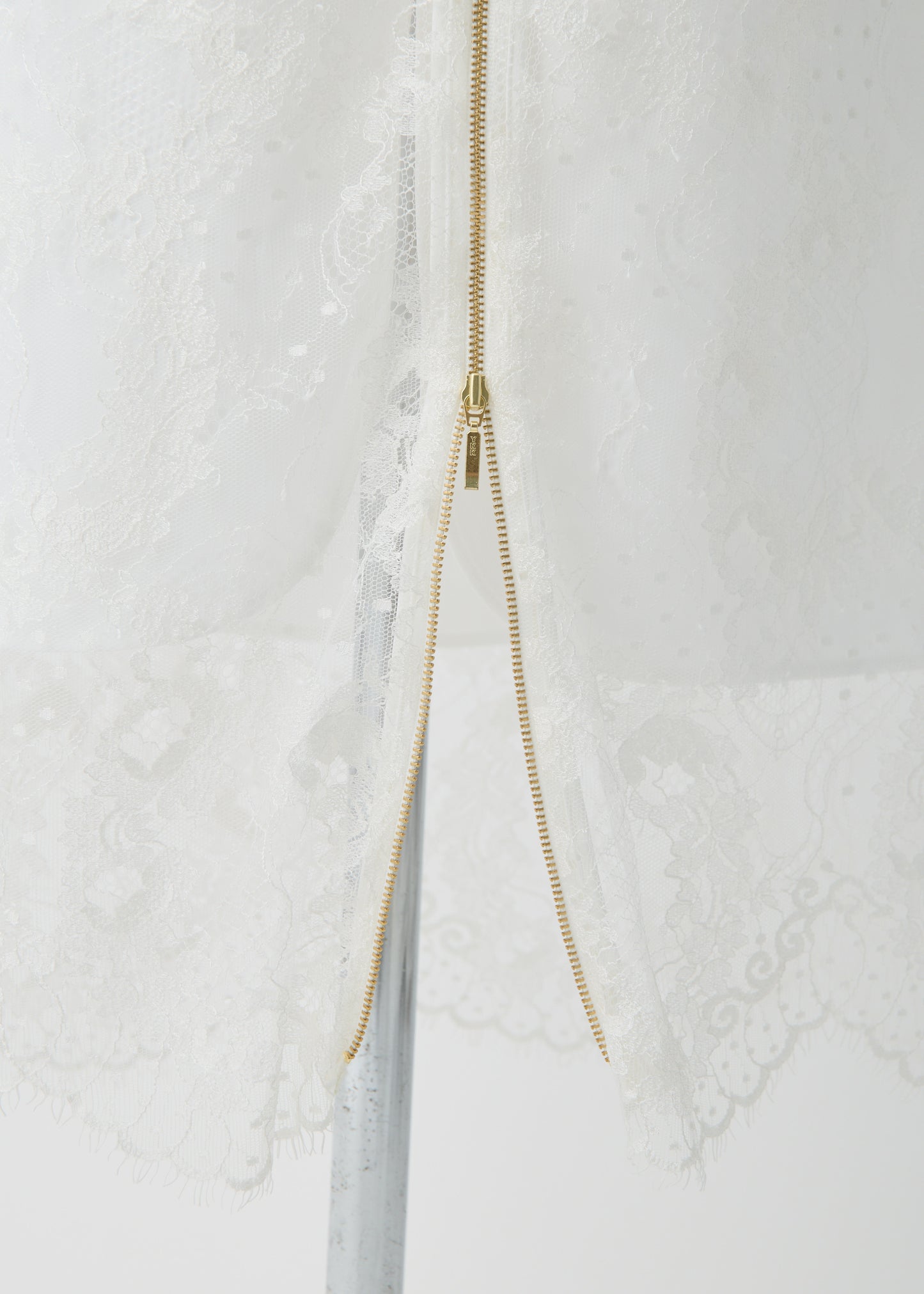 受注 Lace/skirt white【F015-07016】