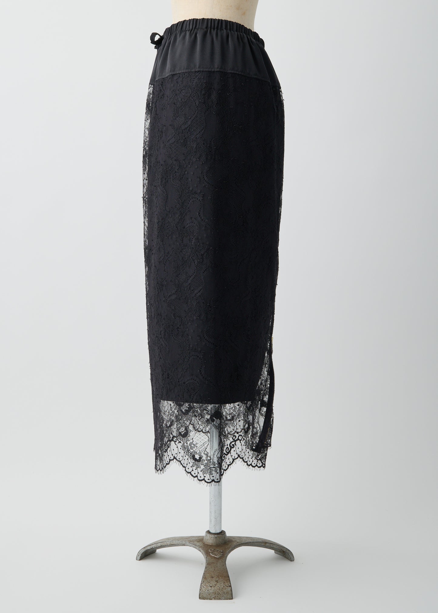 受注 Lace/skirt black【F015-07016】