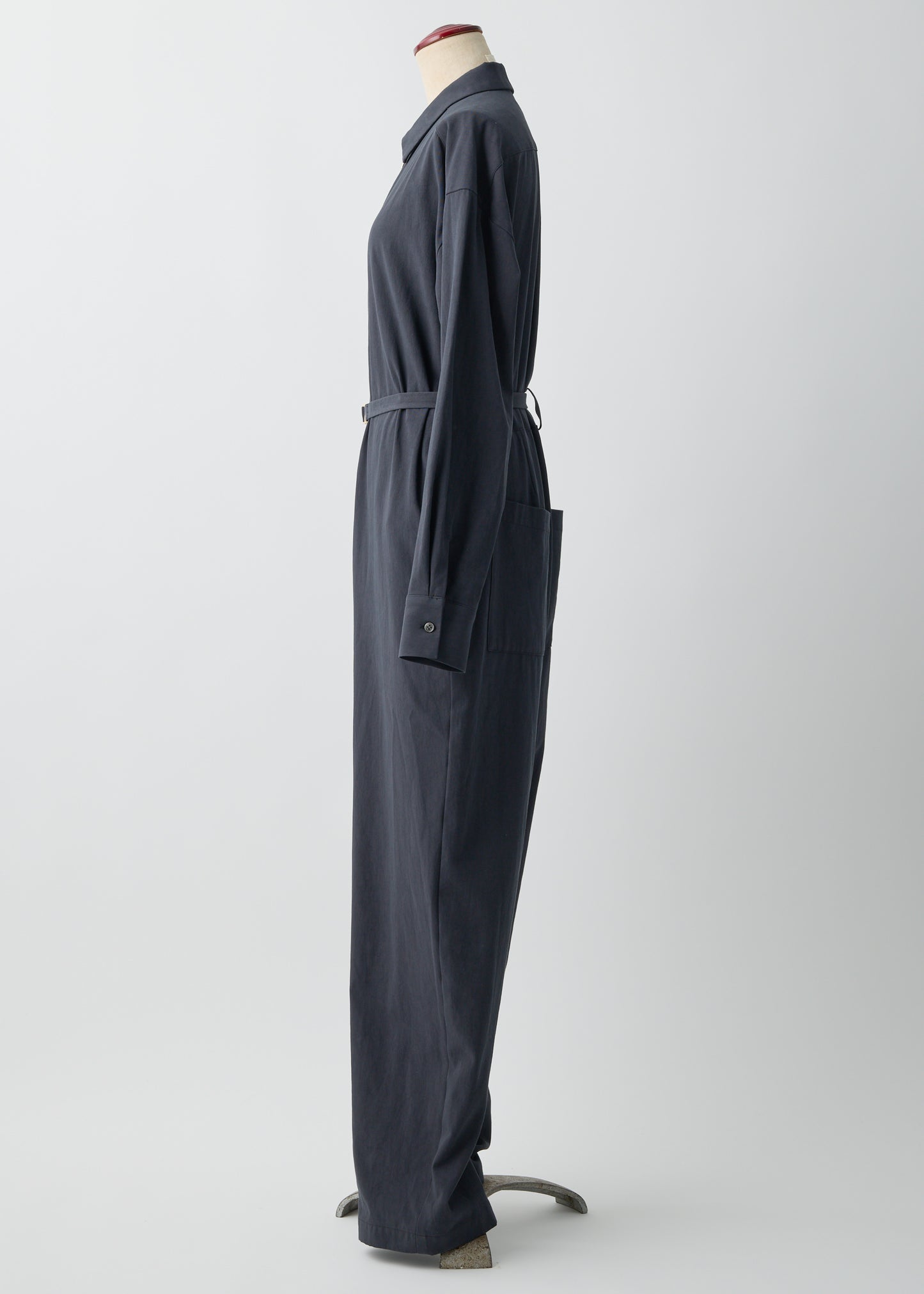 受注 Organic Field/jumpsuit white・ blue・navy・black【F015-06009】
