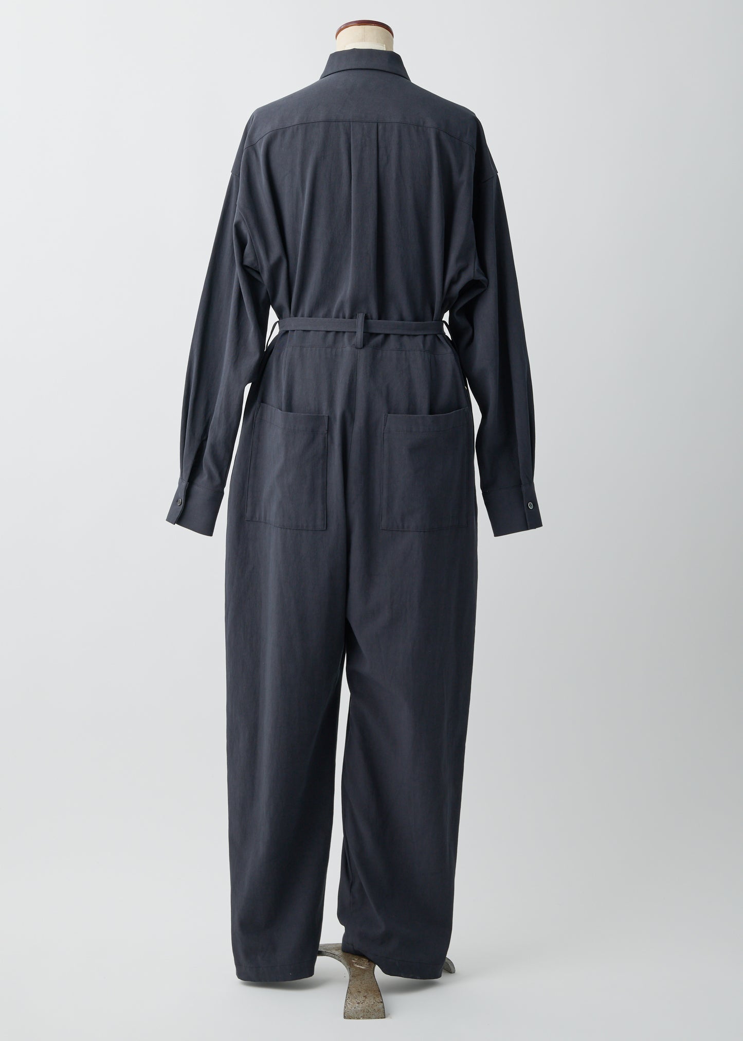 受注 Organic Field/jumpsuit white・ blue・navy・black【F015-06009】