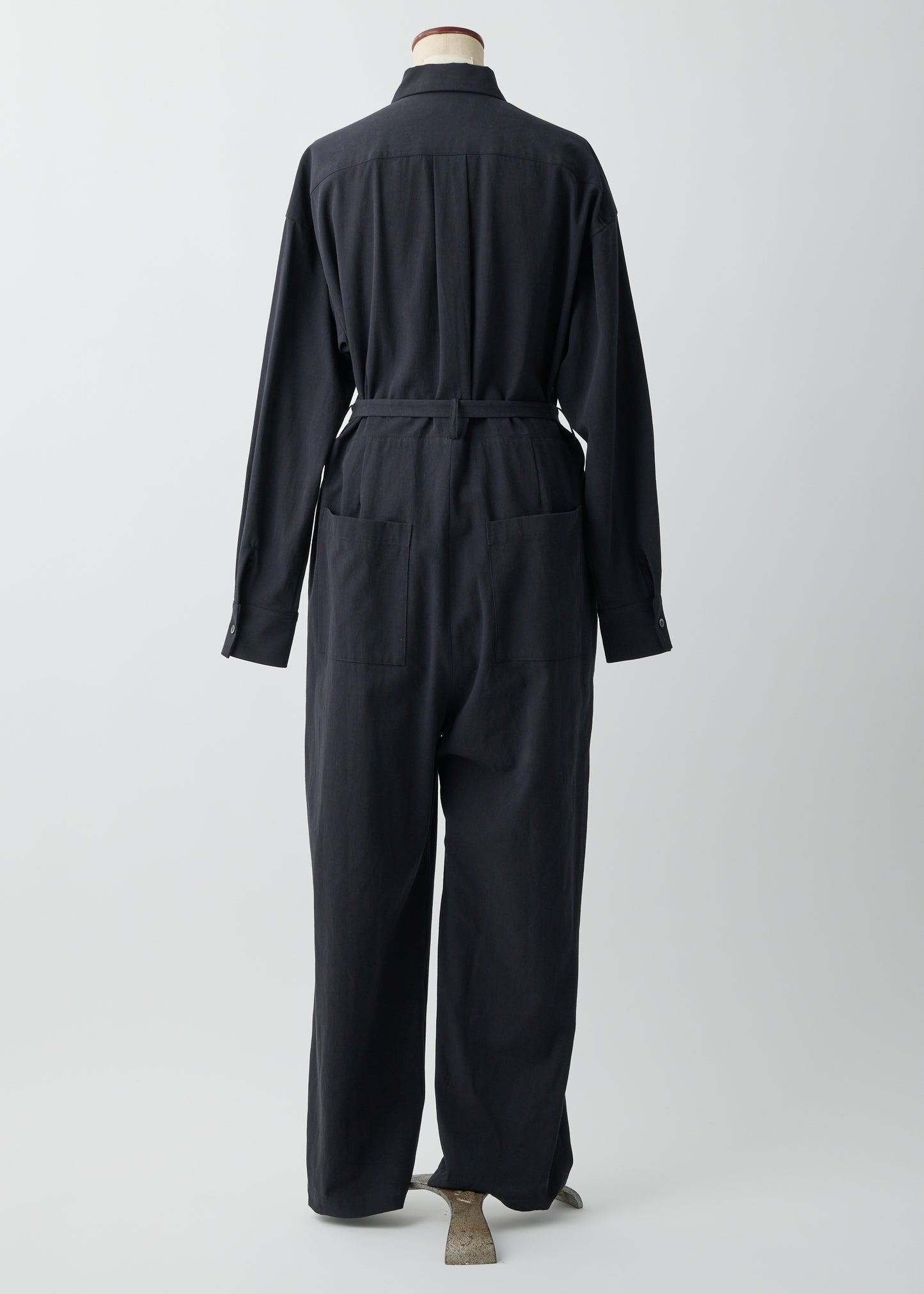 受注 Organic Field/jumpsuit white・ blue・navy・black【F015-06009】