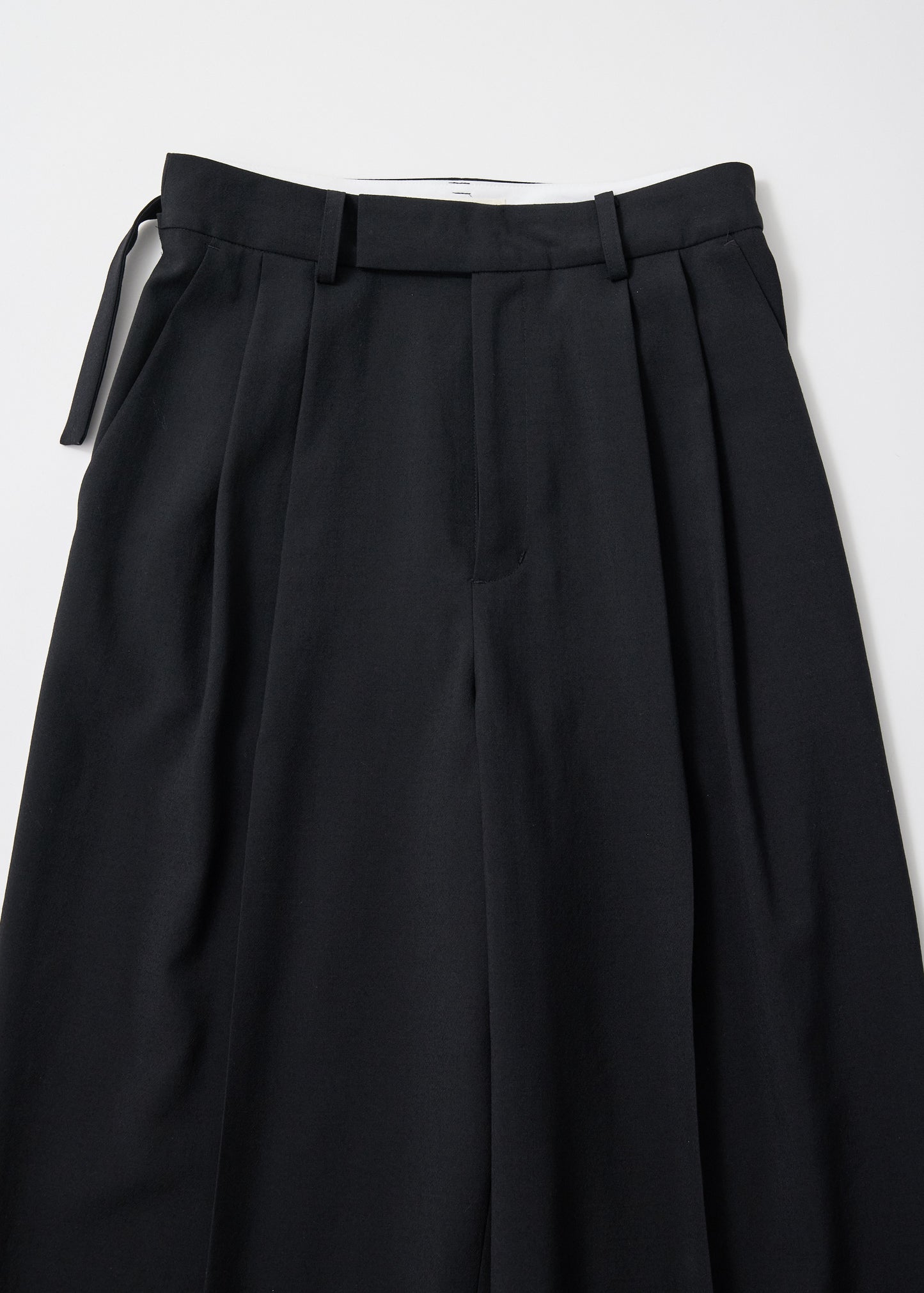 受注 2/80 Wool/pants black【F015-06008】