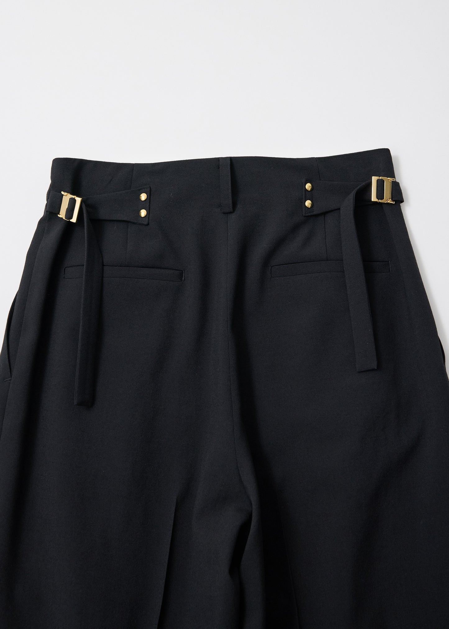 受注 2/80 Wool/pants black【F015-06008】