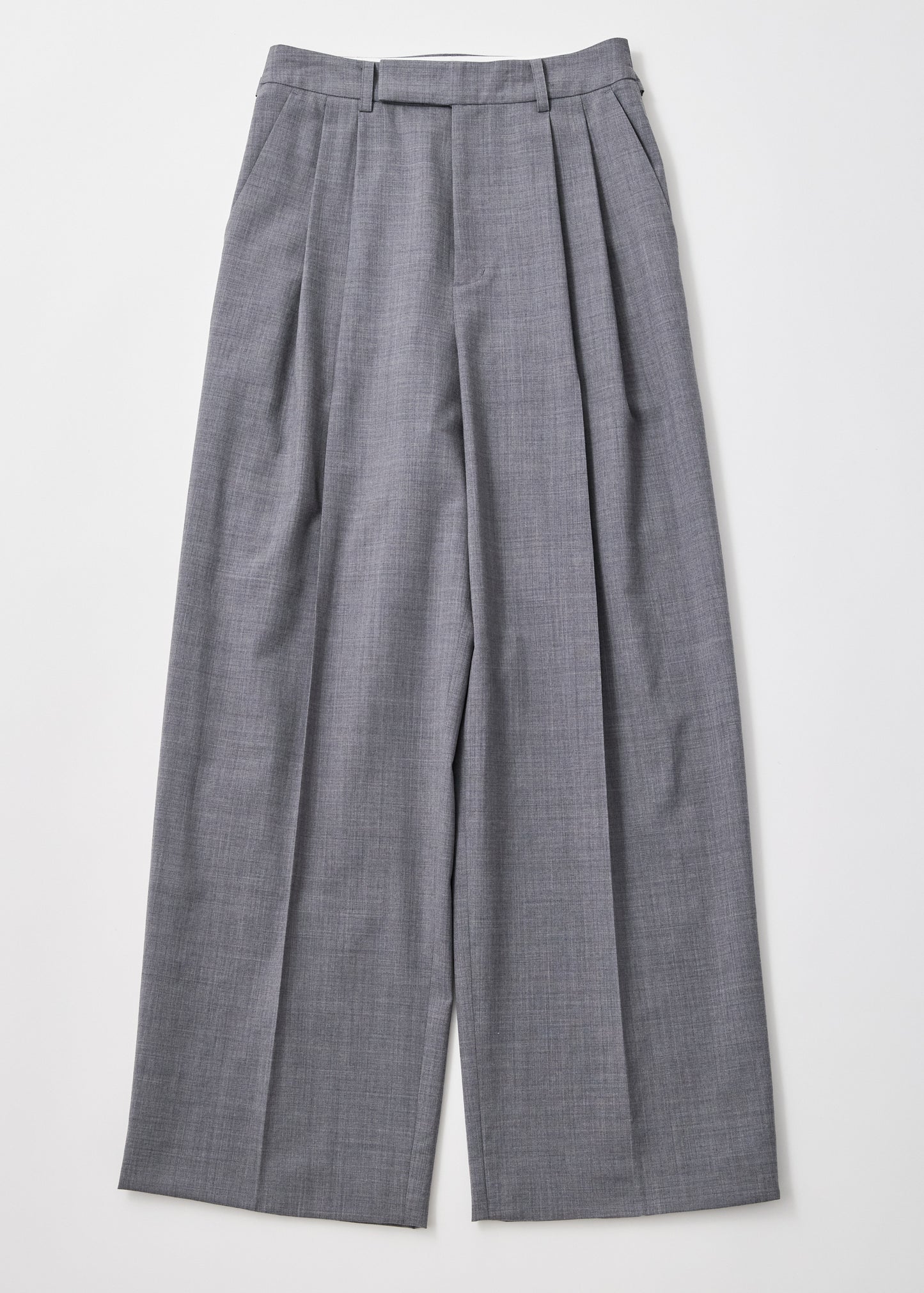 受注 2/80 Wool/pants H-gray【F015-06008】