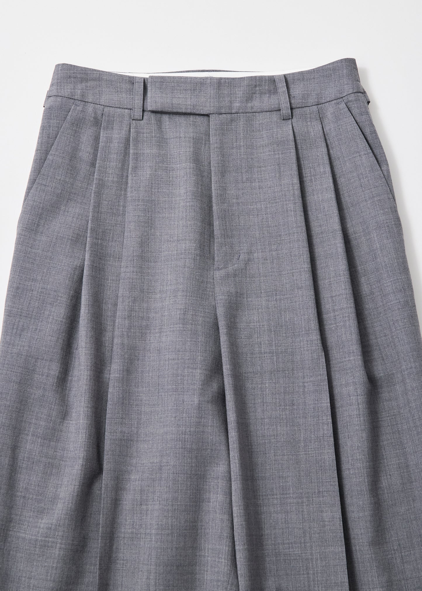 受注 2/80 Wool/pants H-gray【F015-06008】