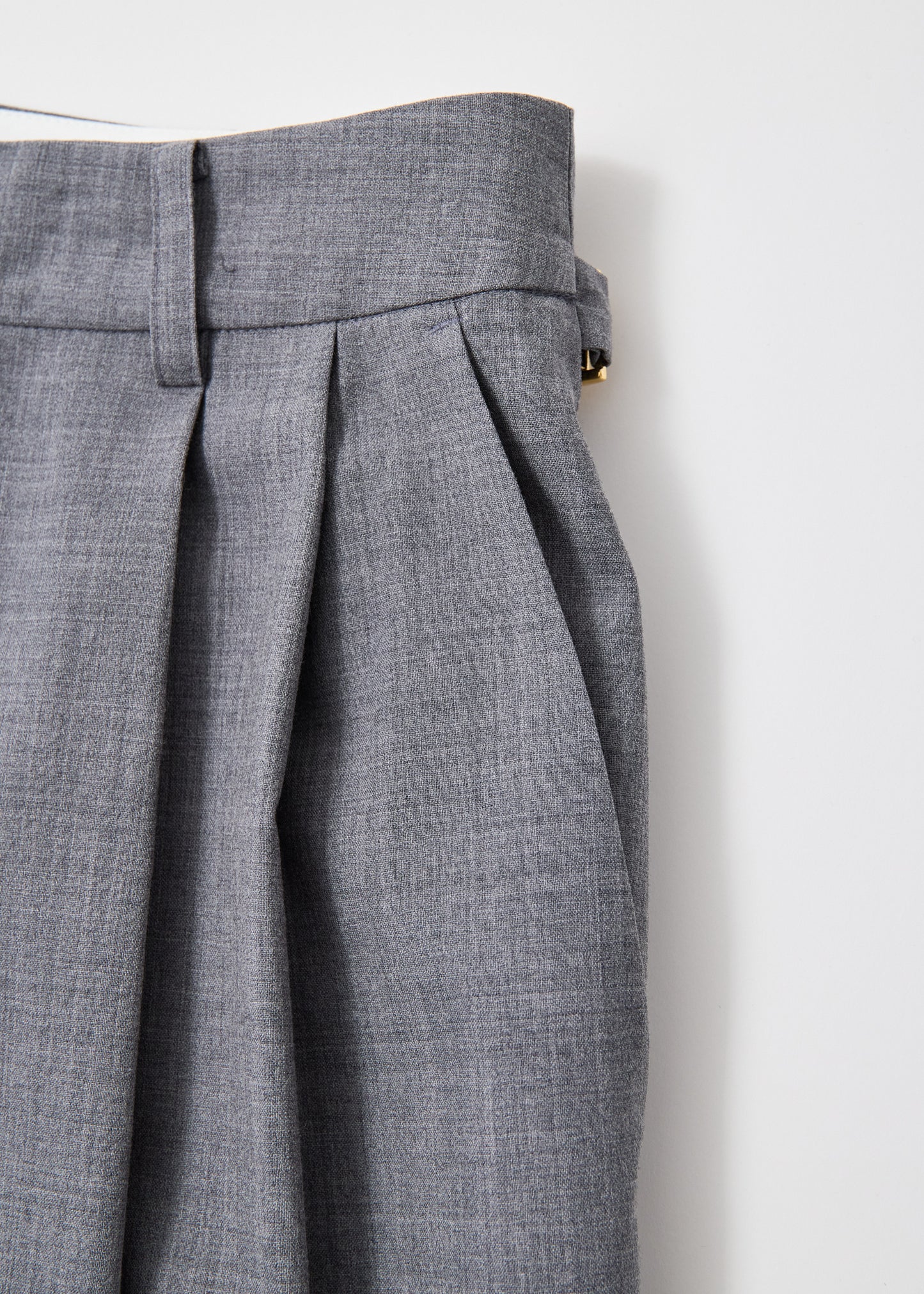 受注 2/80 Wool/pants H-gray【F015-06008】
