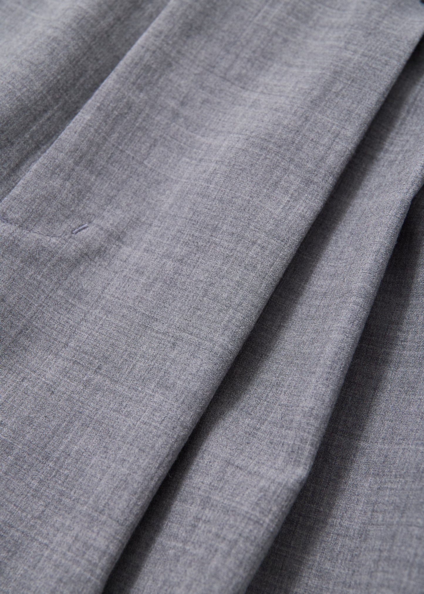 受注 2/80 Wool/pants H-gray【F015-06008】