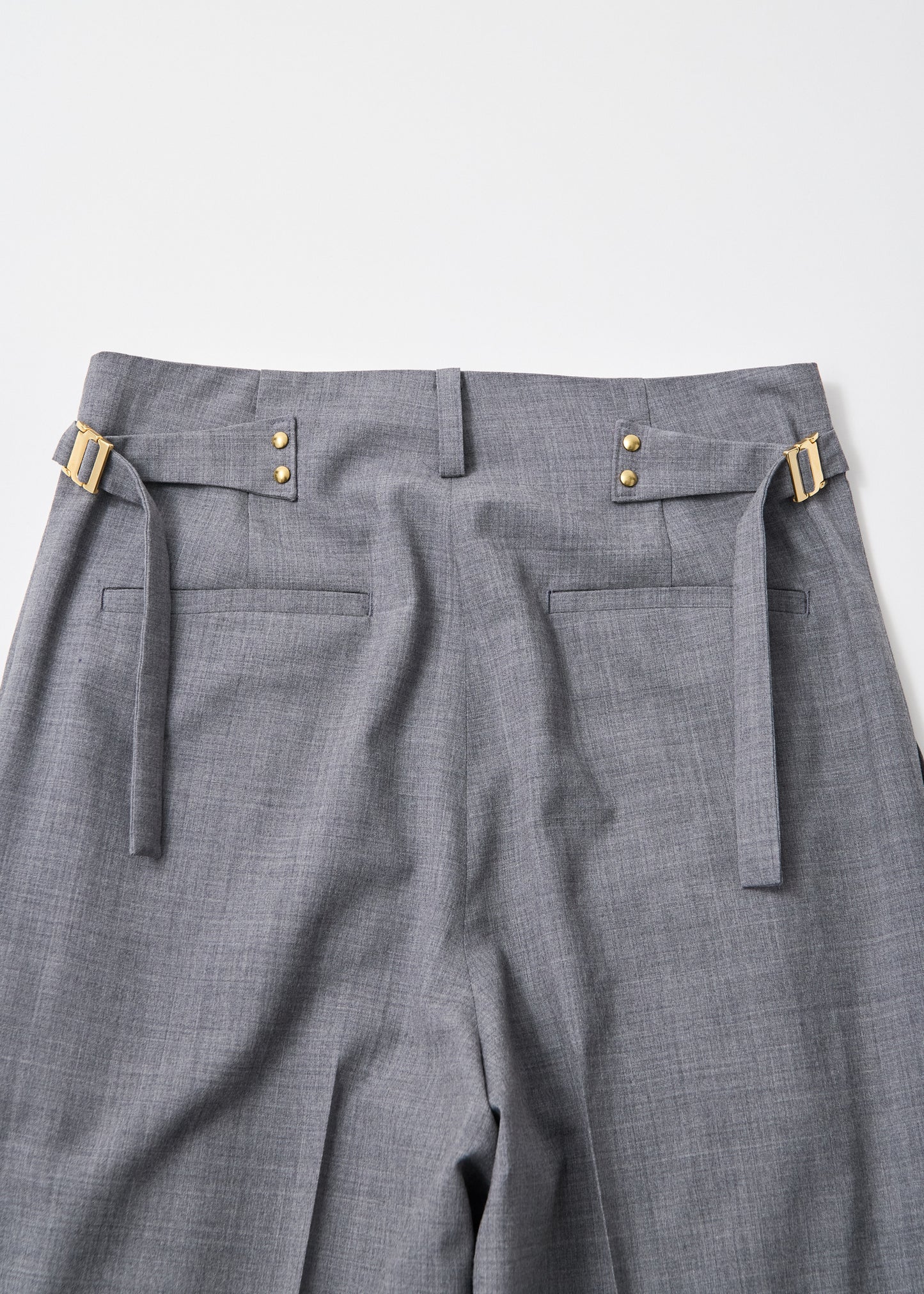 受注 2/80 Wool/pants H-gray【F015-06008】