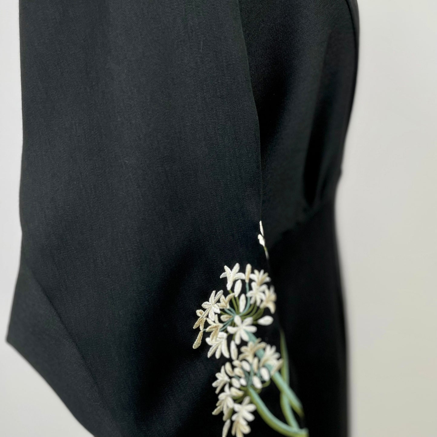 【F012-05002】ラチネ(アガパンサス刺繍)/ワンピース