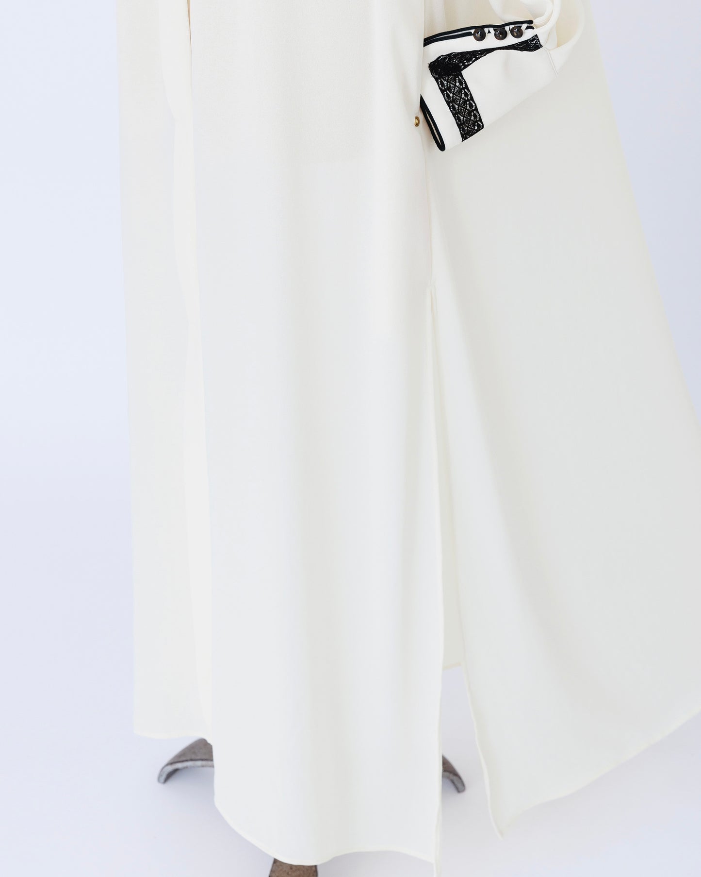 受注 ink berry georgette／one-piece white【F013-05001】