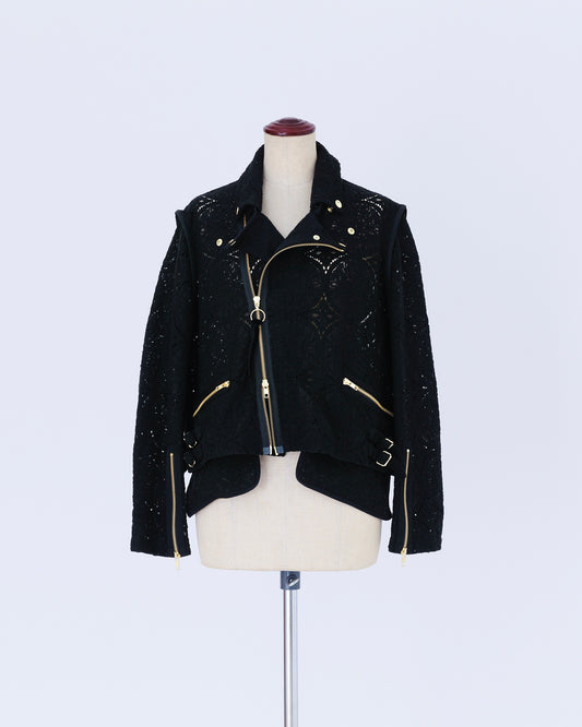 受注 lace／jacket black【F013-04015】