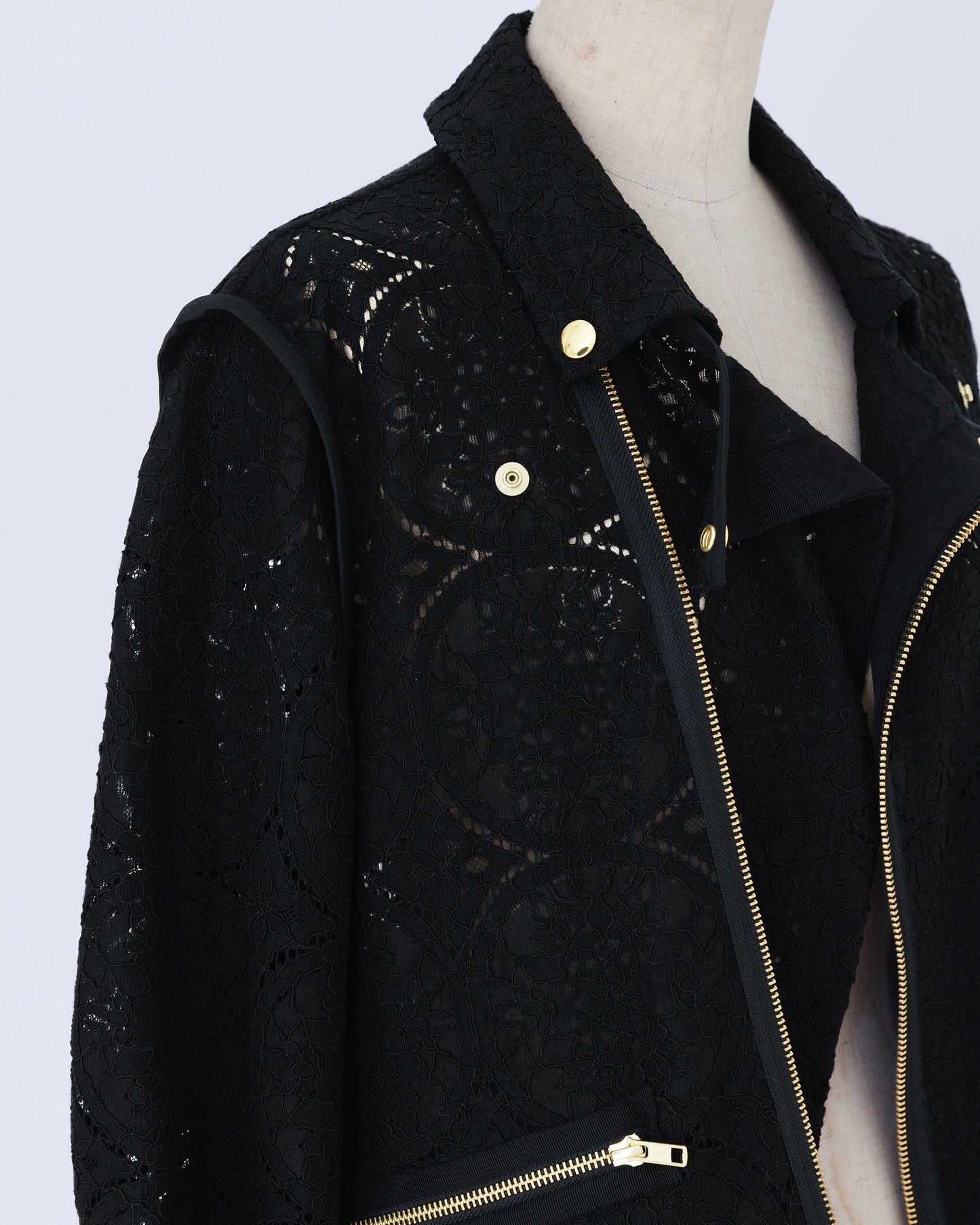 受注 lace／jacket black【F013-04015】