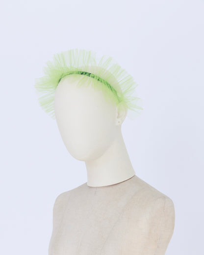 受注 tulle／headband pistachio【F013-10017】