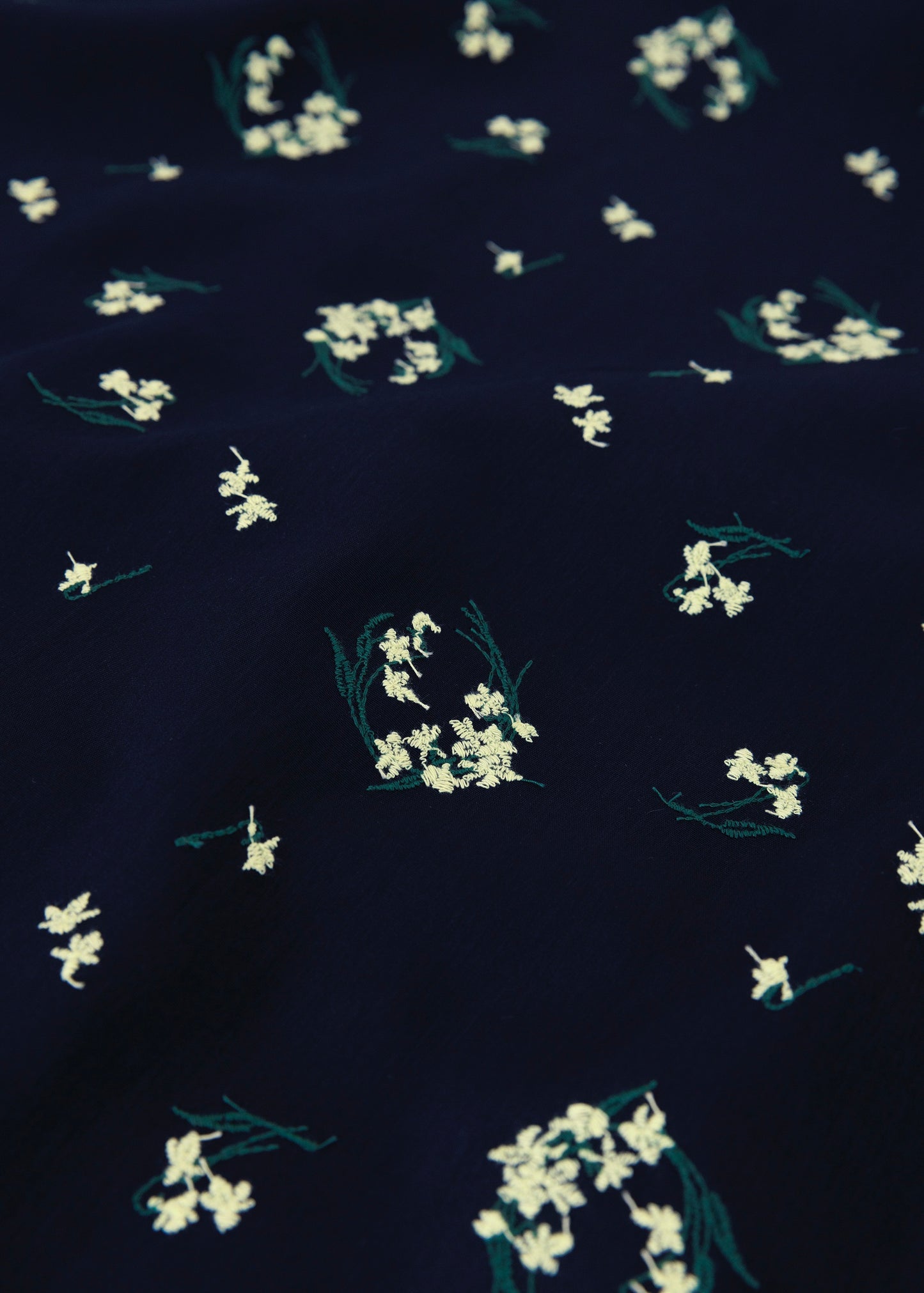 Violet flower crown P/one-piece navy【F014-05026】