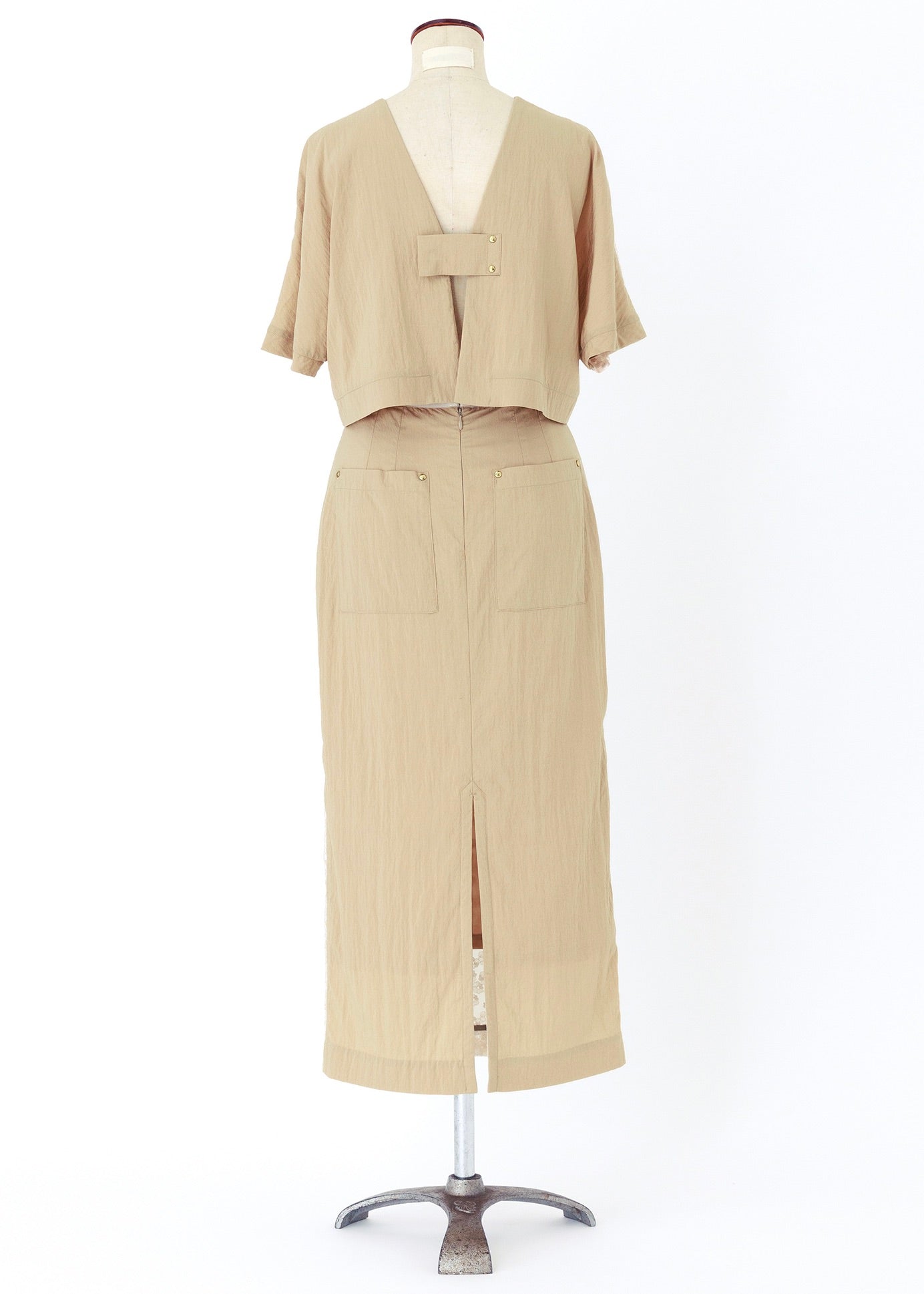 flower garden/tops beige【F014-08025】