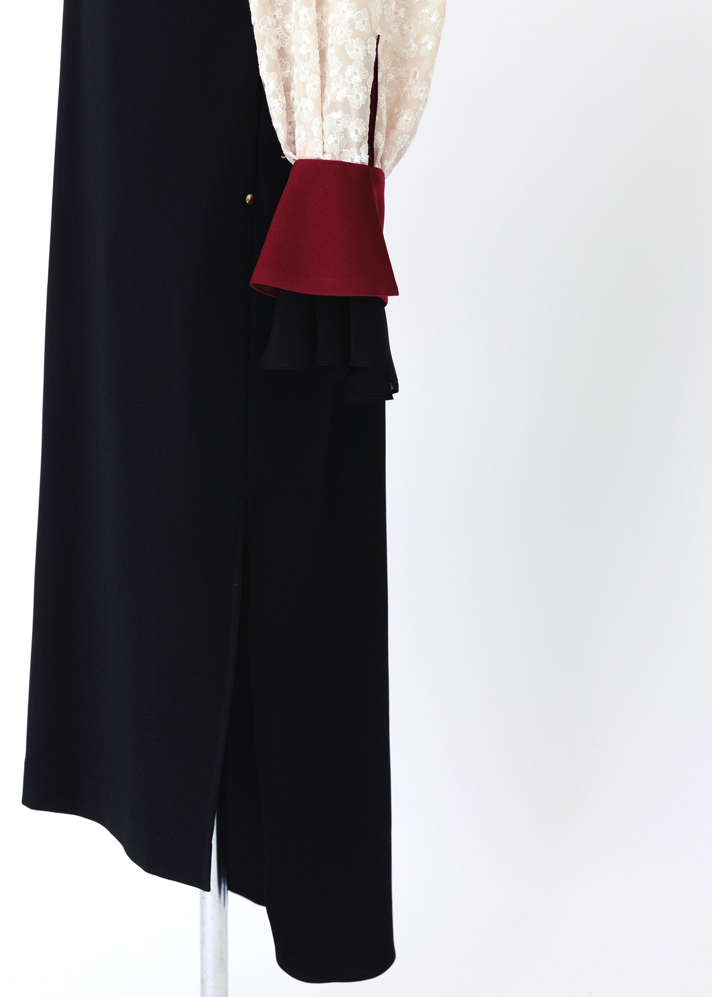 back satin/one-piece black【F014-05012】