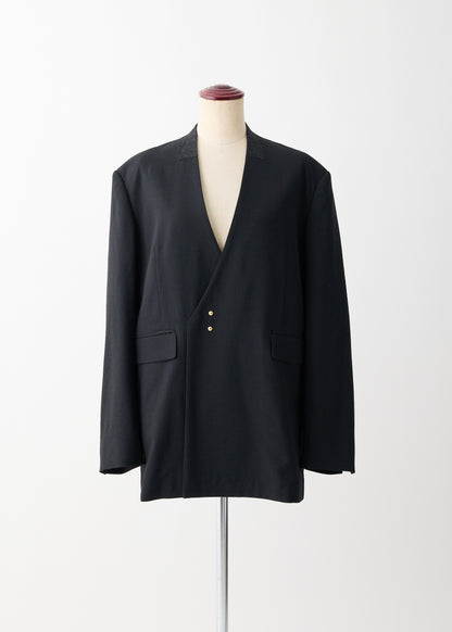 受注　2/80 Wool／jacket black【F015-04005】