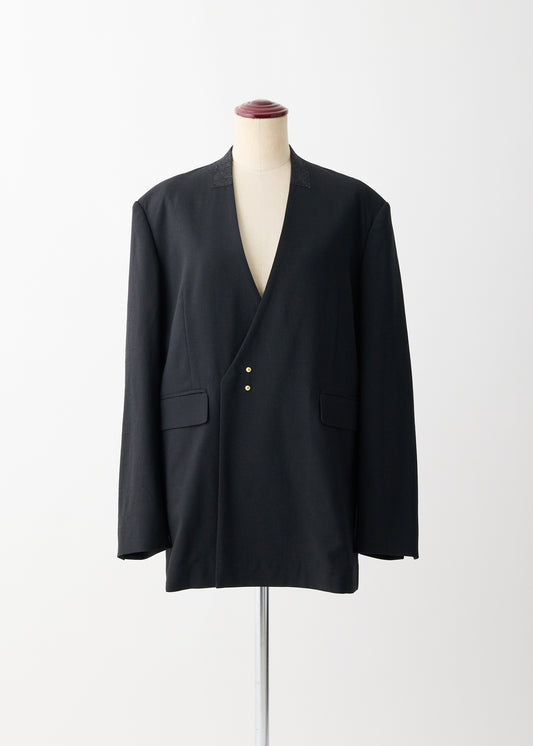 受注　2/80 Wool／jacket black【F015-04005】