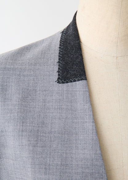受注　2/80 Wool／jacket H-gray【F015-04005】