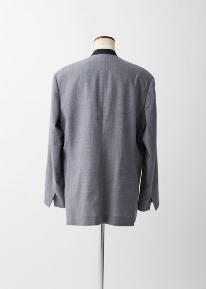 受注　2/80 Wool／jacket H-gray【F015-04005】