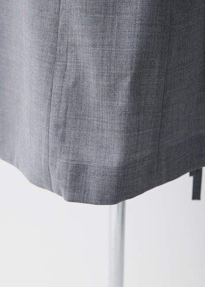 受注　2/80 Wool／vest H-gray【F015-03004】