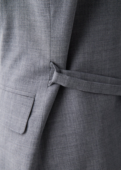 受注　2/80 Wool／vest H-gray【F015-03004】