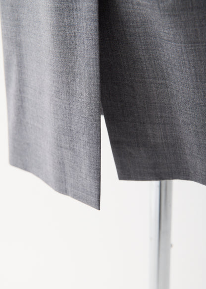 受注　2/80 Wool／vest H-gray【F015-03004】