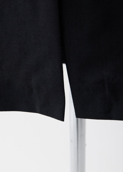 受注　2/80 Wool／vest black【F015-03004】