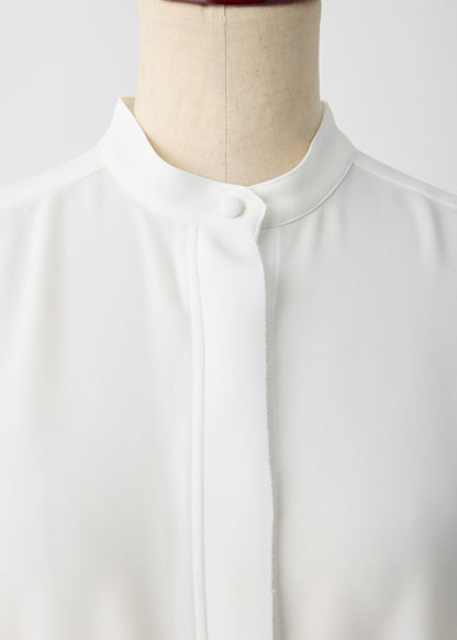 受注　Stretch Twill (Spiraea)／blouse white【F015-08013】