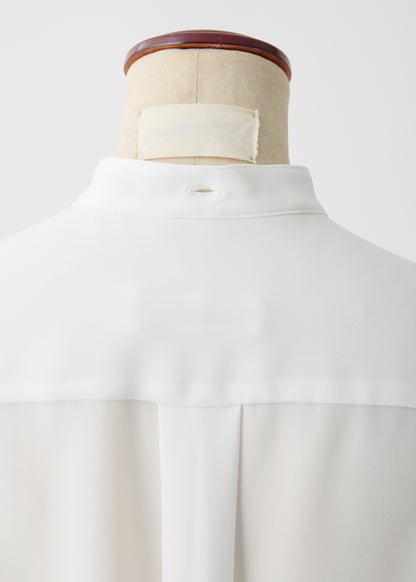 受注　Stretch Twill (Spiraea)／blouse white【F015-08013】