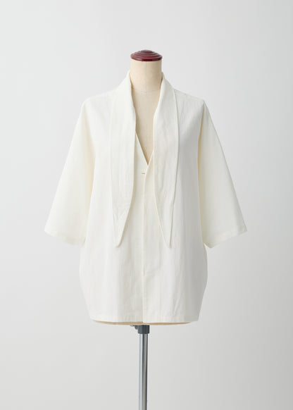 受注　Organic Field／blouse white・ blue・navy・black【F015-08023】