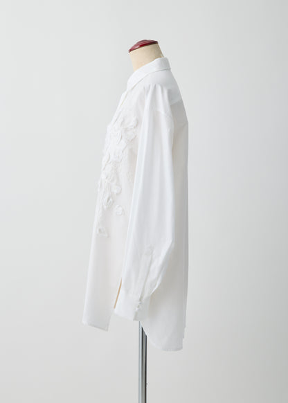 受注　Wander Bloom(chambray)／shirt【F015-08010】