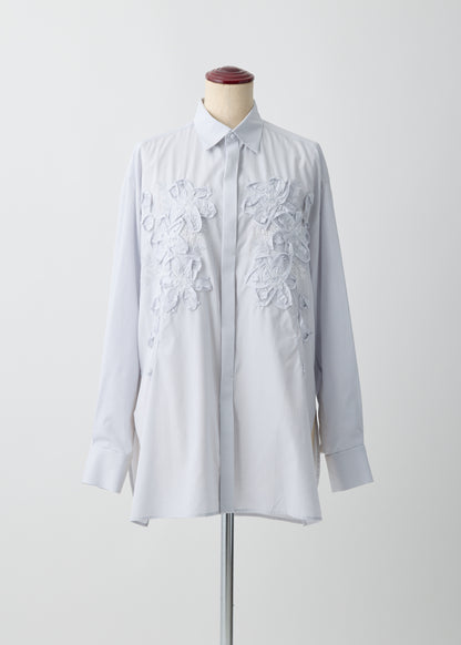Wander Bloom(chambray)／shirt【F015-08010】