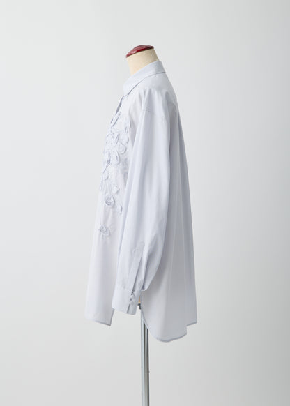 受注　Wander Bloom(chambray)／shirt【F015-08010】