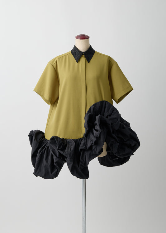 受注　Bloom Voyage／tunic olive yellow【F015-08025】