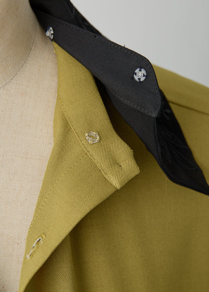 受注　Bloom Voyage／tunic olive yellow【F015-08025】