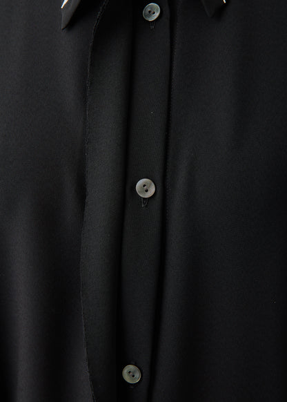 受注　Stretch Twill (Spiraea)／one-piece navy・black【F015-05011】
