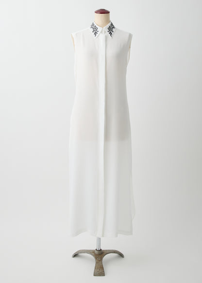 受注　Stretch Twill (Spiraea)／one-piece white【F015-05011】