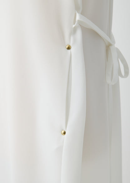 受注　Stretch Twill (Spiraea)／one-piece white【F015-05011】